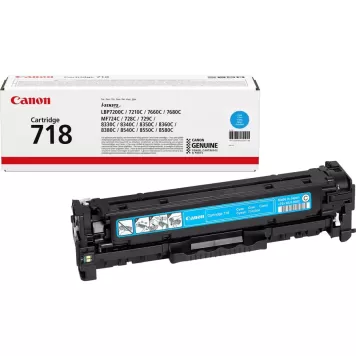 Canon CRG-718 C 2661B002 toner cyan oryginalny