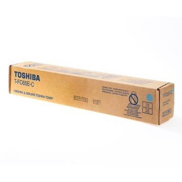 Toshiba T-FC65E-C toner cyan oryginalny