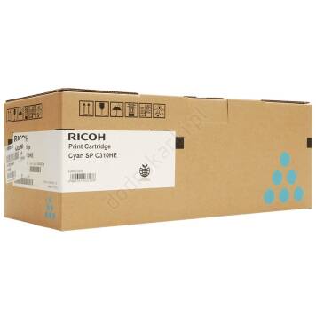 Ricoh 407637 406480 SPC310HE toner cyan oryginalny