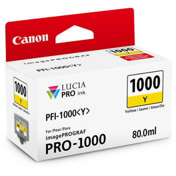 Canon PFI-1000Y 0549C001 tusz żółty oryginalny