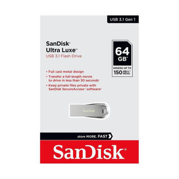 Pendrive SanDisk Ultra Lux SDCZ74-256G-G46 256GB USB 3.1 srebrny