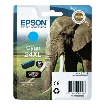 Epson 24XL T2432 tusz cyan oryginalny