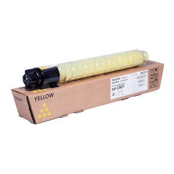 Ricoh 842214 842210 MPC407 toner żółty oryginalny