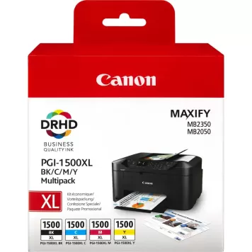 Canon PGI-1500XL CMYBK 9182B004 4 tusze oryginalne