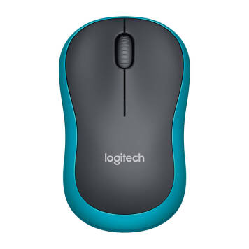 Logitech mysz optyczna M185 bezprzewodowa niebieska