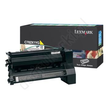 Lexmark C782X1YG toner żółty oryginalny