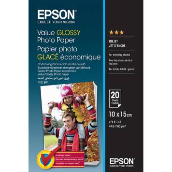 Epson C13S400037 Value Glossy Photo Paper 10x15 183 g/m² 20 ark