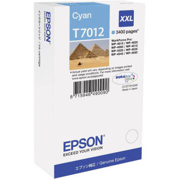 Epson T7012 C13T70124010 tusz cyan XXL oryginalny