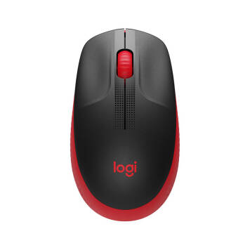 Logitech mysz optyczna M190 bezprzewodowa czerwona