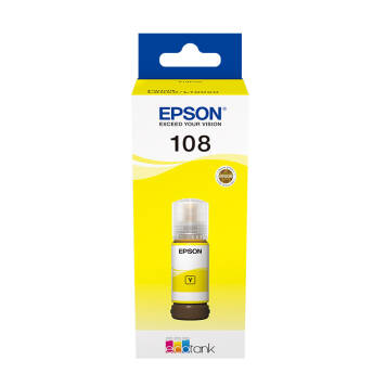 Epson 108 Y C13T09C44A EcoTank tusz żółty oryginalny