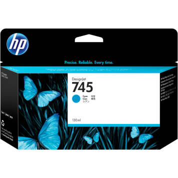 HP 745 F9J97A tusz cyan oryginalny