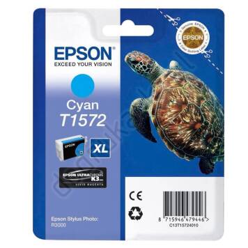 Epson T1572 C13T15724010 tusz cyan oryginalny