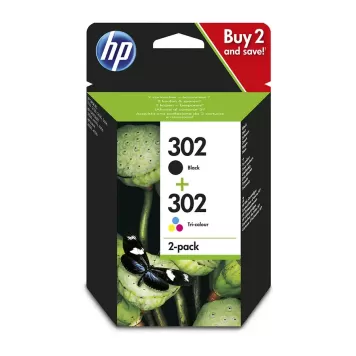 HP 302 X4D37AE zestaw tusz czarny i 3-kolorowy oryginalny