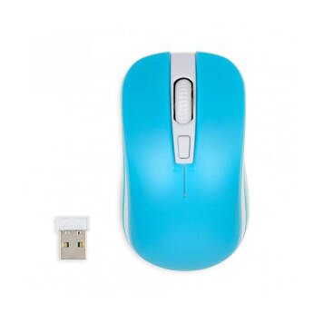 iBOX Loriini mysz optyczna bezprzewodowa 1600 dpi USB niebieska