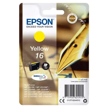 Epson 16 T1624 tusz żółty oryginalny