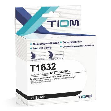 Zamiennik Epson 16XL T1632 tusz cyan marki TiOM