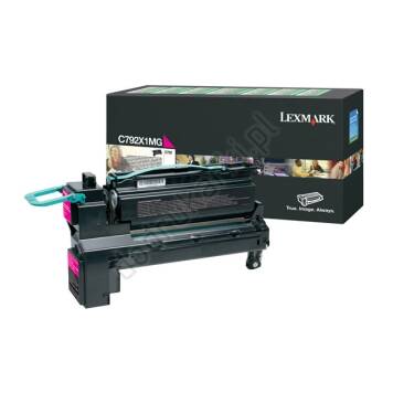 Lexmark C792X1MG toner magenta oryginalny