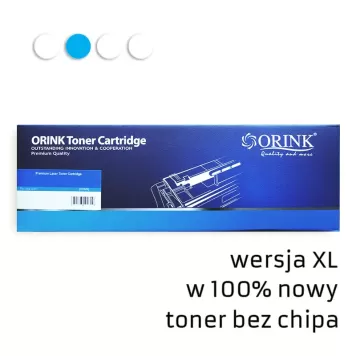 Zamiennik Canon 055H C 3019C002 toner cyan XL marki Orink brak chipa