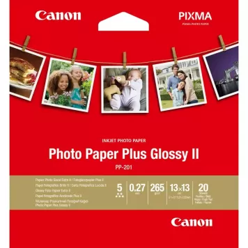 Canon PP-201 2311B060 Photo Paper Plus Glossy II 13x13cm 20 ark