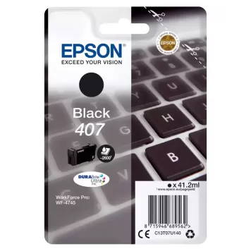 Epson 407 C13T07U140 tusz czarny