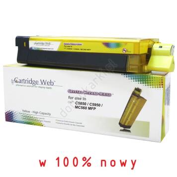 Cartridge Web zamiennik Oki 43865721 toner żółty