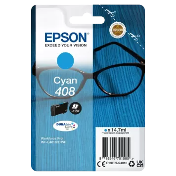 Epson 408 T09J2 tusz cyan oryginalny