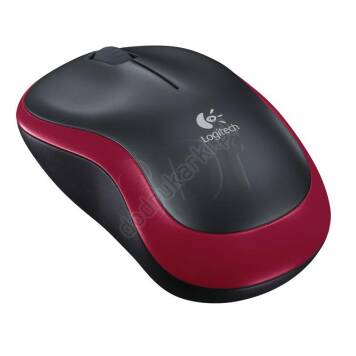 Logitech mysz optyczna M185 bezprzewodowa czerwona