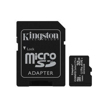 Kingston Canvas Select Plus SDCS2 32GB 100/10 MB/s UHS-I A1 V10 C10 U1 + adapter SD