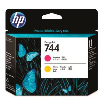 HP 744 F9J87A głowica magenta i żółta