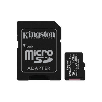 Kingston Canvas Select Plus SDCS2 128GB 100/85 MB/s UHS-I A1 V10 C10 U1 + adapter