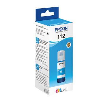 Epson 112 C C13T06C24A EcoTank tusz cyan oryginalny 