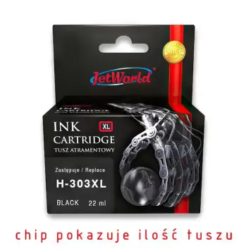 Zamiennik HP 303 XL T6N04AE tusz czarny marki JetWorld