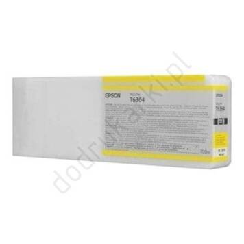 Epson T6364 tusz żółty UltraChrome HDR C13T636400 oryginalny