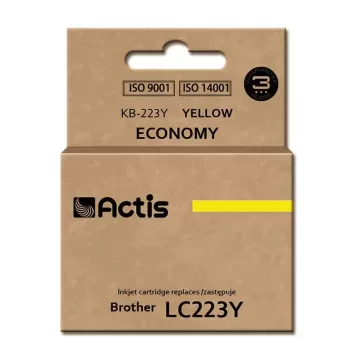 Zamiennik Brother LC223Y tusz żółty marki Actis