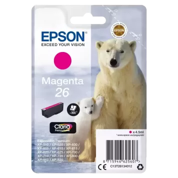 Epson 26 T2613 C13T26134012 tusz magenta oryginalny