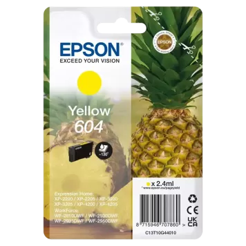 Epson 604 C13T10G44010 tusz żółty oryginalny