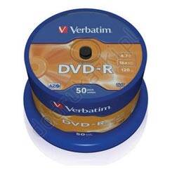 Verbatim DVD-R 4.7GB 16x Matt Silver Cake 50 szt. - 43548