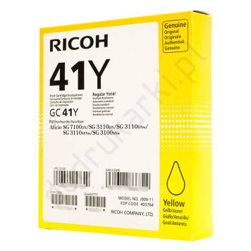 Ricoh GC41Y żółty atrament żelowy oryginalny