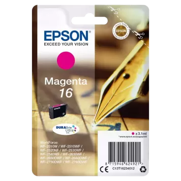 Epson 16 T1623 tusz magenta oryginalny