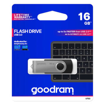 Pendrive GoodRam Twister UTS3-0160K0R11 16GB USB 3.0 czarny