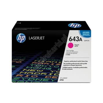 HP 643A Q5953A toner magenta oryginalny