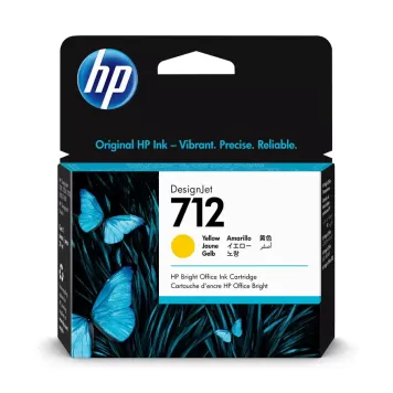 HP 712 3ED69A tusz żółty oryginalny