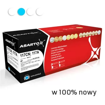 Zamiennik HP 117A W2071A toner cyan marki Asarto