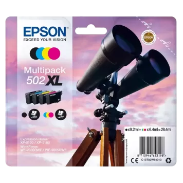 Epson 502XL C13T02W64010 multipack 4 tusze CMYK oryginalne