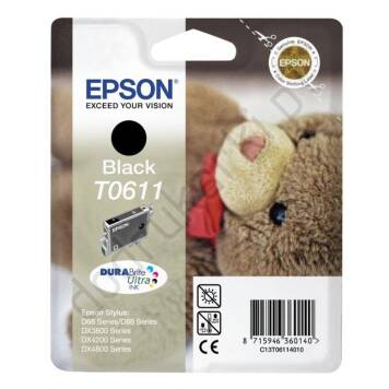 Epson T0611 tusz czarny C13T061140 oryginalny