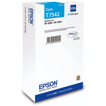 Epson T7542 C13T754240 tusz cyan XXL oryginalny