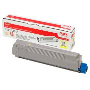 Oki 43487709 toner żółty oryginalny