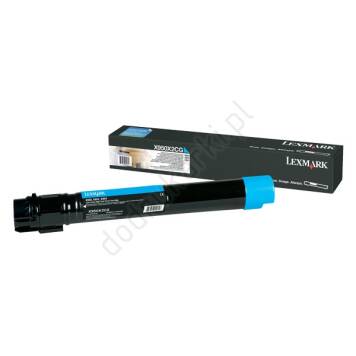 Lexmark X950X2CG toner cyan oryginalny