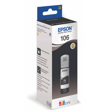 Epson 106 PB C13T00R140 tusz czarny foto oryginalny