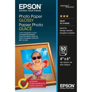 Epson C13S042547 Glossy Photo Paper 10x15 200 g/m² 50 ark